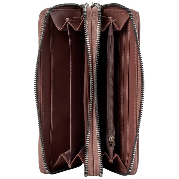 Womens Adrienne Vittadini Quilted Double Wallet