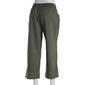 Plus Size Napa Valley 23in. Pull On Solid Linen Capri Pants - image 2