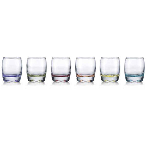 Home Essentials Tri-Color Shot Glasses -  Set of 6 - image 