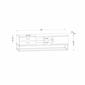 South Shore Mezzy Nordik Oak TV Stand - image 9