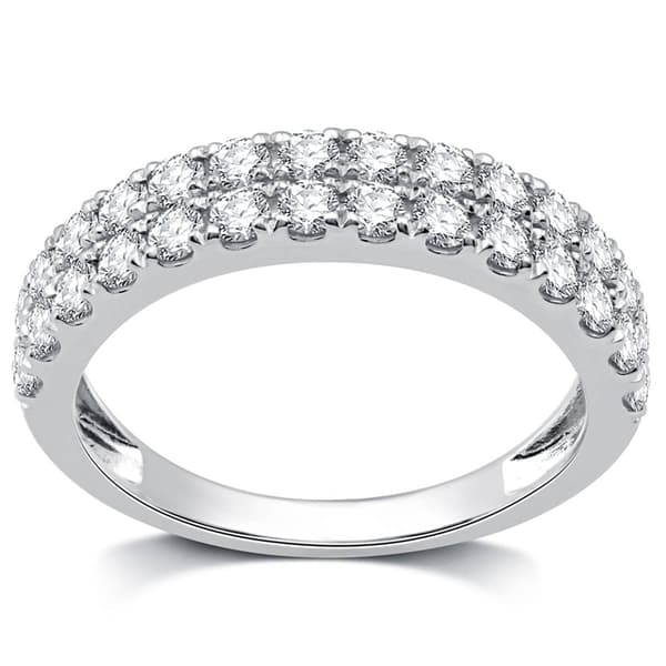Nova Star(R) 1ctw. Lab Grown Diamond Shared Prong Anniversary Band - image 