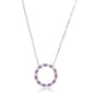 Gemstone Classics(tm) Pink & White Sapphire Necklace - image 1