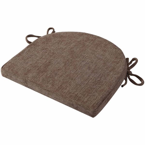 Sweet Home Collection U-Shape High-Density Chair Pads w/ Ties