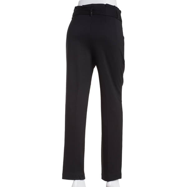 Leighton Juniors Leighton Ponte Paper Bag Pants XL Black Boscov s