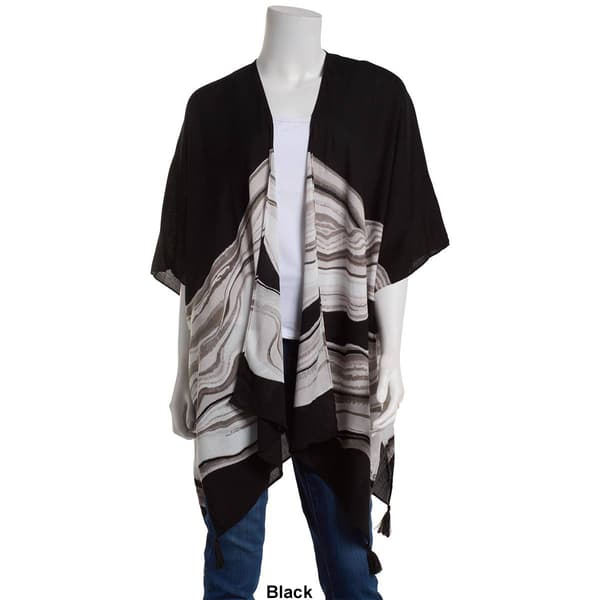 Womens Vince Camuto Wave Stripe Kimono