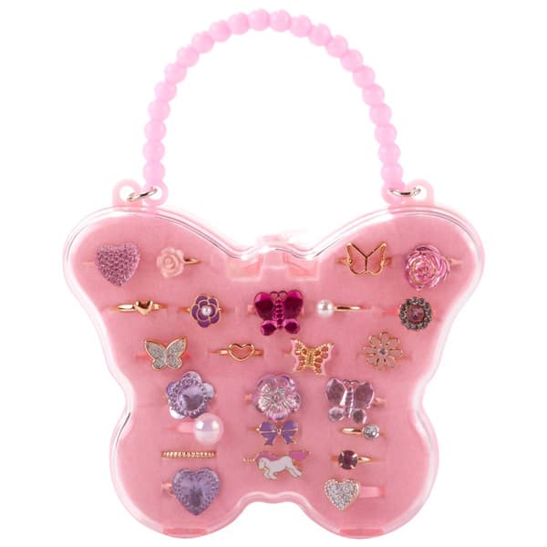 Girls Capelli&#40;R&#41; New York 24pc. Ring Set in Butterfly Box - image 