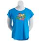 Plus Size Kiwi Fresh Short Sleeve Tropical Drinks Graphic Tee - image 1