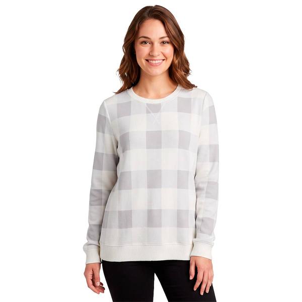 Womens Emily Daniels Long Sleeve Pullover Hacci Sweater - Cream - image 