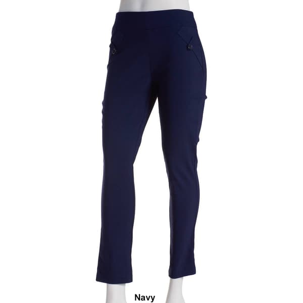 Juniors Joe B. Solid Millennium Ankle Pants with Tab Pockets