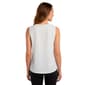 Womens Kasper Sleeveless Ruffle V Neck Solid Blouse - image 2