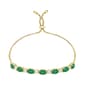 Gemstone by Gianni Argento Gold Oval Link Adjustable Bracelet - image 1