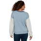Womens Skye’s the Limit Icy Blue Sparkle Long Sleeve Colorblock - image 2