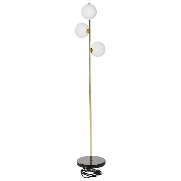 9th & Pike&#174; Black Metal Modern Floor Lamp