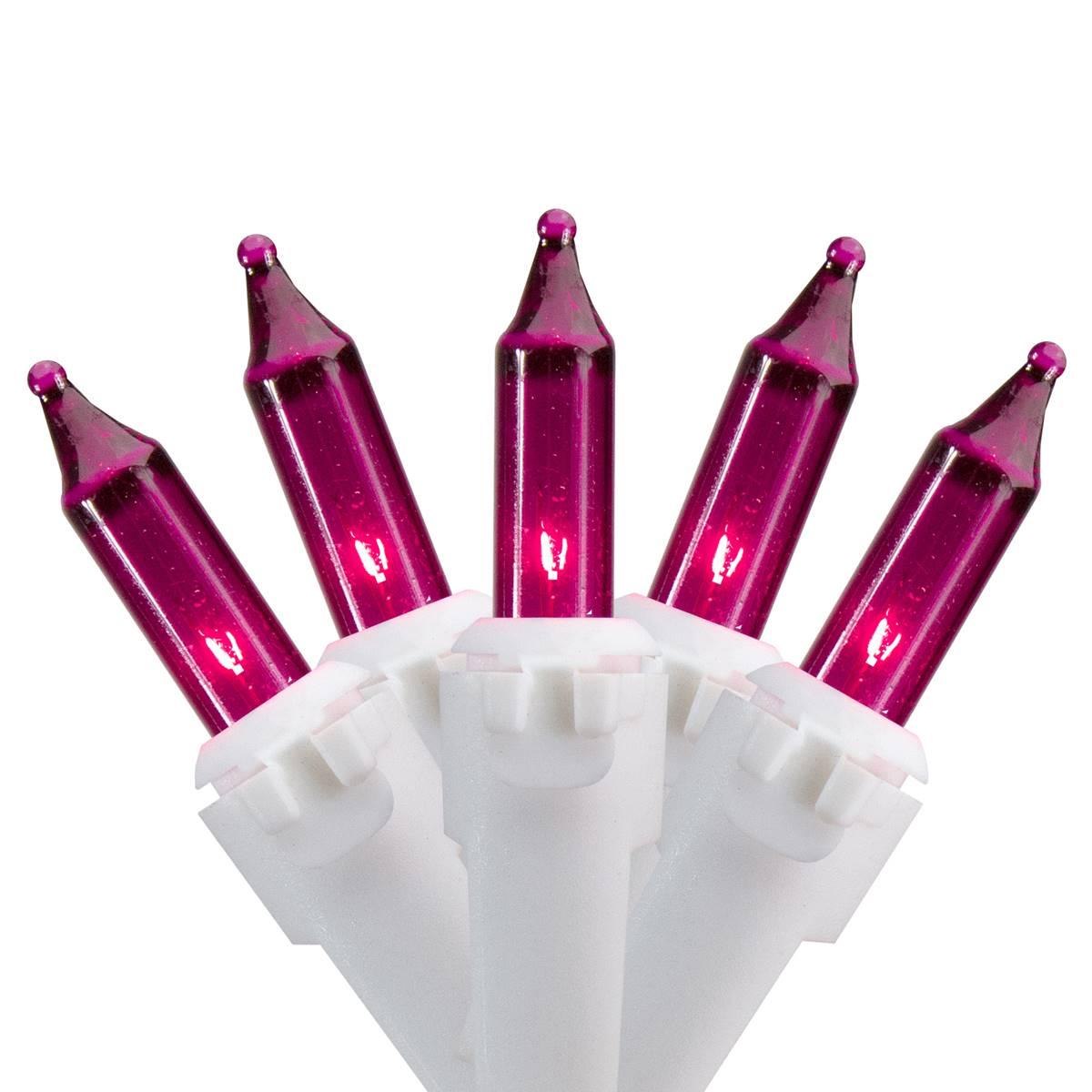 Northlight Seasonal 50ct. Purple Mini Christmas Light Set