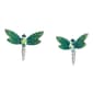 Betsey Johnson Garden Glam Dragonfly Stud Earrings - image 2