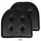 Sweet Home Collection Memory Foam Faux Leather Chair Pad - image 8