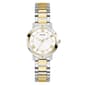 Womens Guess Silver/Gold-Tone White Dial Watch - GW0404L2 - image 1