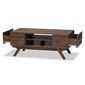 Baxton Studio Ashfield 2 Drawer Coffee Table - image 4