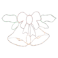 Northlight Lighted Christmas Bell & Bow Window Silhouette Décor - image 3
