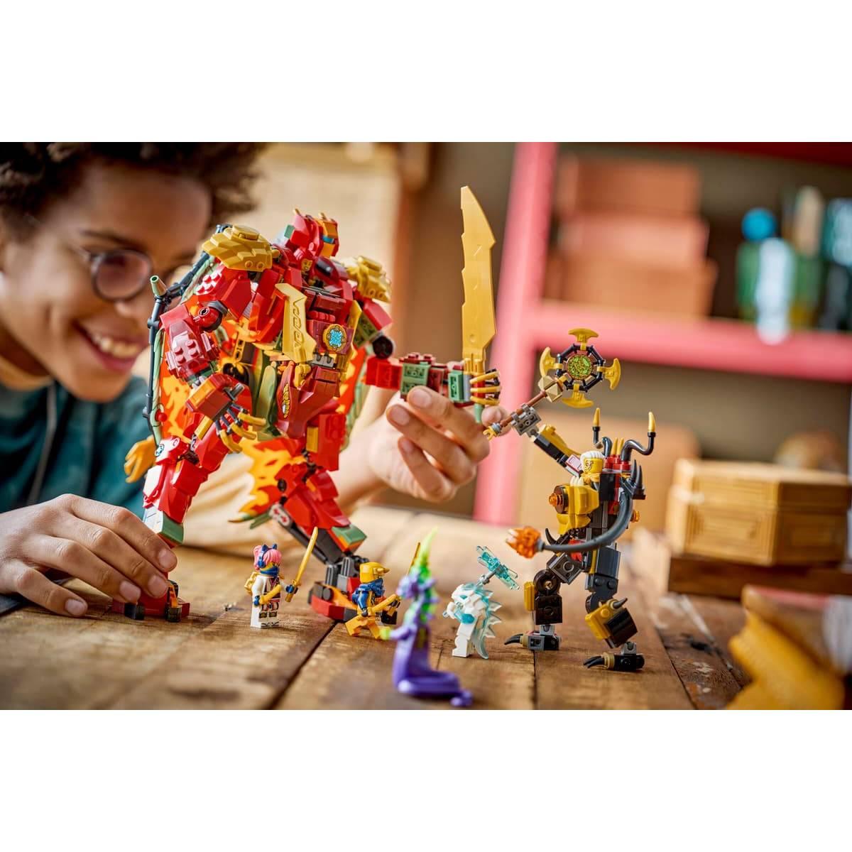 LEGO® Ninjago® Wyldfyre''s Transforming Dragon Mech Building Kit