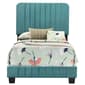 Passion Furniture Lodi Velvet Upholstered Tufted Bed Frame - Twin - image 2