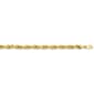 Mens Gold Classics&#40;tm&#41;10kt. 5.4mm 8in Semi-Solid Rope Chain Bracelet - image 1