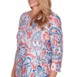 Womens Alfred Dunner Austin Embellished Paisley Floral Blouse - image 5