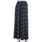 Womens NY Collection Pull On Sash Belted Chain Skirt - Black/Blue - image 3