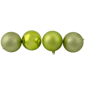 Northlight 32ct. Kiwi Green 4-Finish Christmas Ball Ornaments - image 2