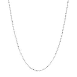 20in. Sterling Silver Bead DC Necklace