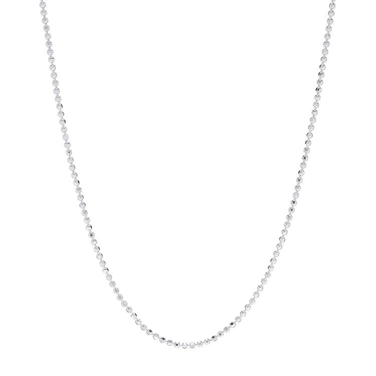 20in. Sterling Silver Bead DC Necklace