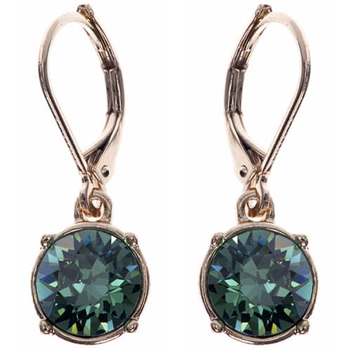 Gloria Vanderbilt Erinite Crystal Drop Earrings - image 