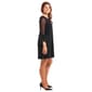 Plus Size Nina Leonard 3/4 Sheer Ruffle Sleeve Dress - image 4
