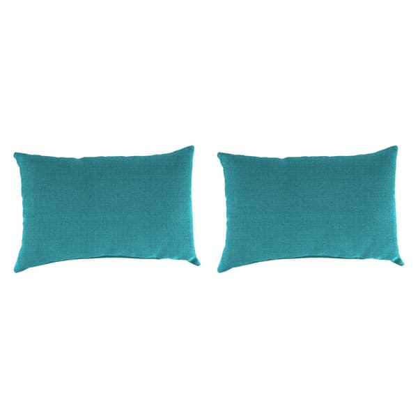 Jordan Manufacturing Husk Lagoon Lumbar Toss Pillows - Set Of 2 - image 