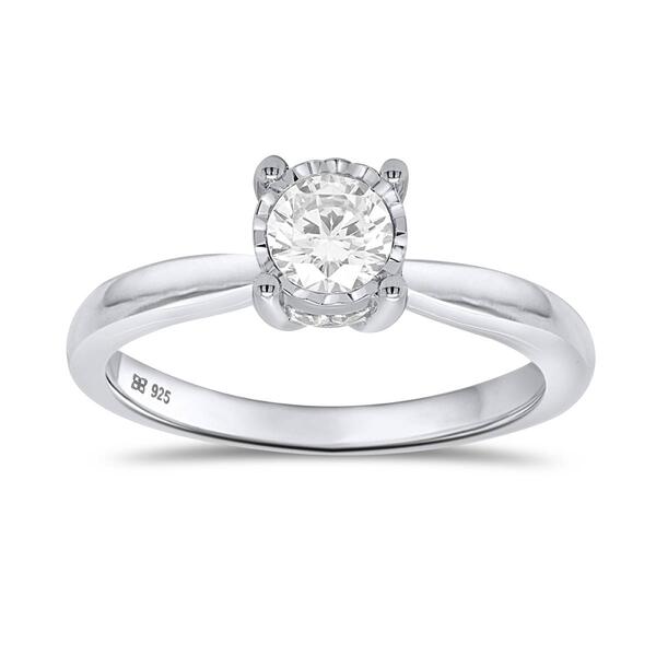 Nova Star&#40;R&#41; 1/2ctw. Lab Grown Diamond Miracle Solitaire Ring - image 