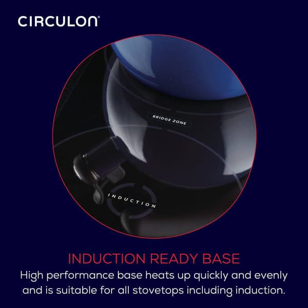 Circulon&#174; 2qt. Enamel on Steel Whistling Teakettle