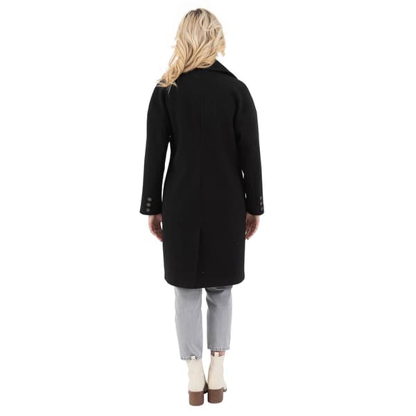 Women's Nine West Faux Fur Trimmed Cape