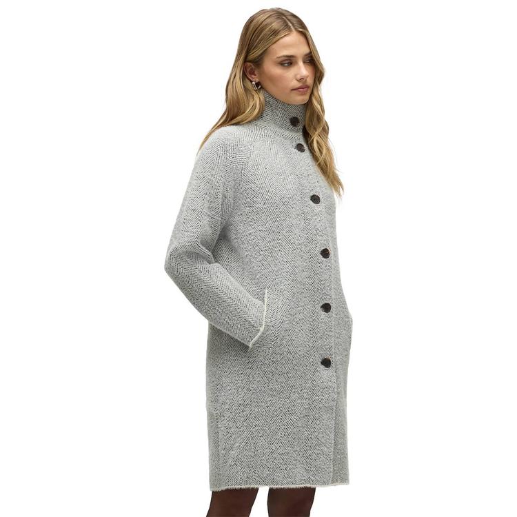 Plus Size NVLT Herringbone Eyelash Raglan Sleeve Coatigan