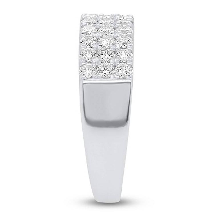 Nova Star® Sterling Silver 1ctw. Lab Grown Diamond Band Ring