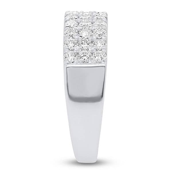 Nova Star® Sterling Silver 1ctw. Lab Grown Diamond Band Ring