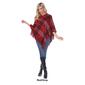 White Mark Double Plaid Dakota Poncho - image 6