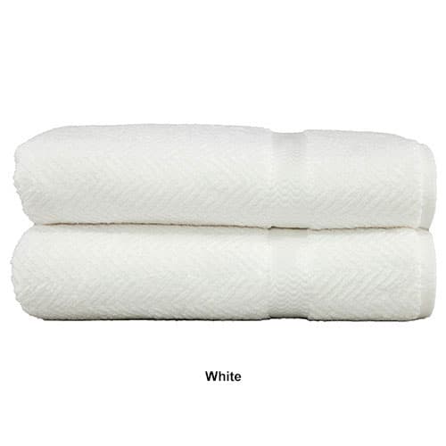 Linum 2pc. Herringbone Bath Towel Set