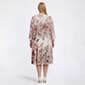 Plus Size Perceptions 3/4 Flounce Sleeve Floral Jacket Dress - image 2