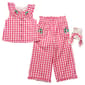 Toddler Girl BTween(R) 2pc. Berry Applique & Gingham Pants Set - image 1