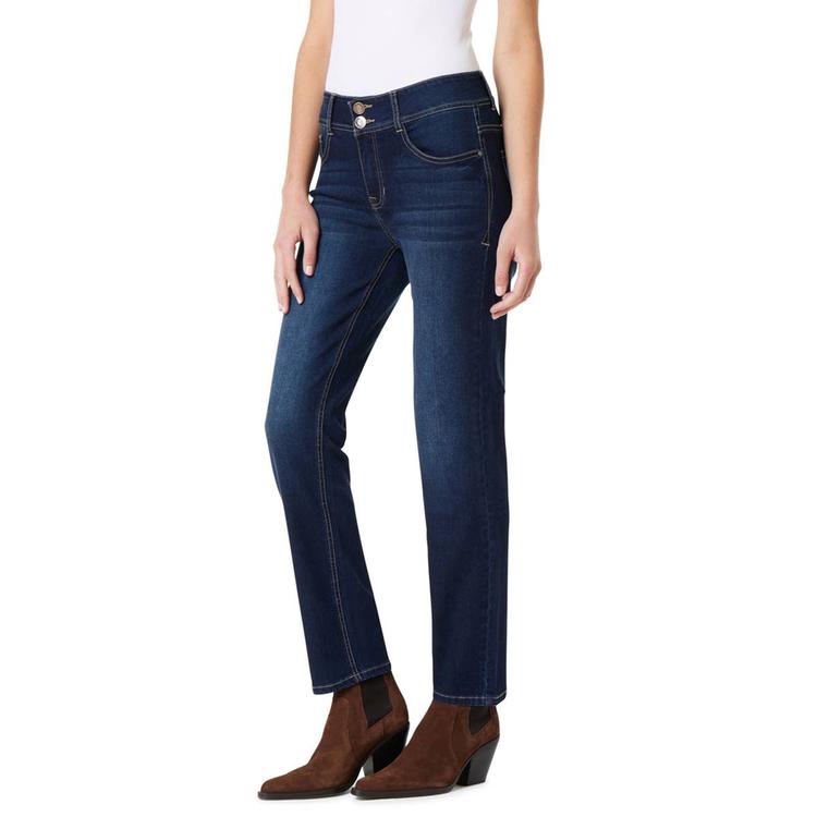 Womens Angels Forever Young Curvy Straight Leg Jeans