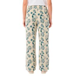 Juniors Peanuts™ All Over Snoopy Sherpa Wide Leg Pants