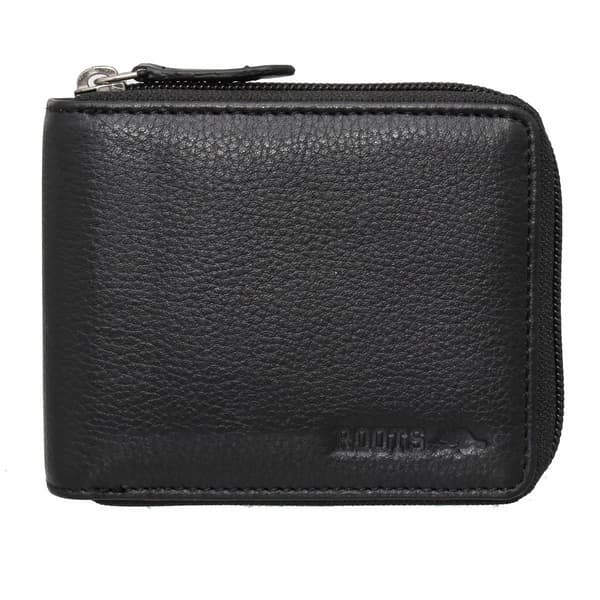 Mens Roots Silhouette Zip Around Coin Purse - image 