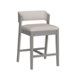 HH2 Home Dresden Grey Fabric Counter Height Stool - image 2