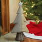 Northlight Textured Christmas Tree Decor w/ Glitter Star - image 2