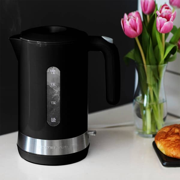 Ovente 1.8 Liter Electric Kettle w/ ProntoFill™ Lid - Black